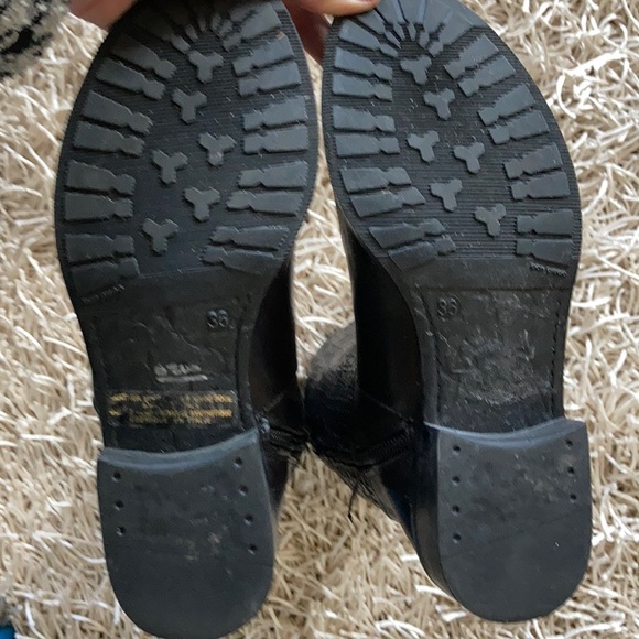 Genuine leather tall boots - Picture 3 of 4